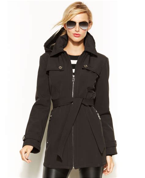 cf72e0h3ln michael kors collection hooded coat|Michael Kors jacket.